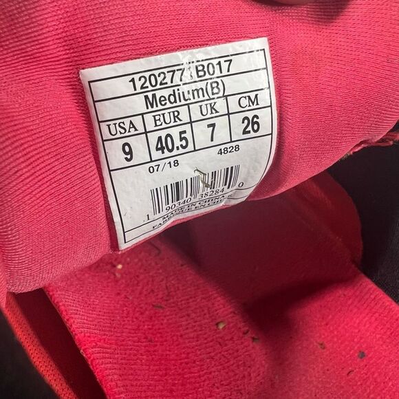 Brooks Womens Ghost 11 Lace Up Mesh Low Top Running Shoes Coral Pink Black Sz 9 - Picture 8 of 8